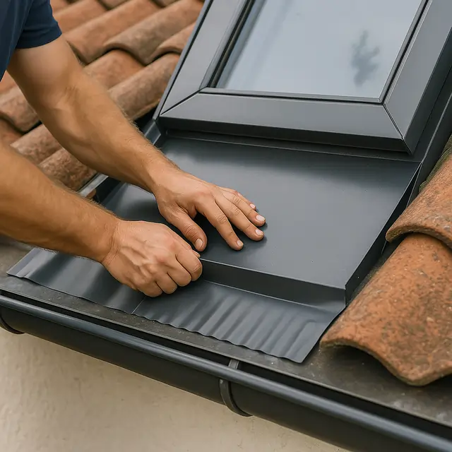 Remplacement du solin Velux® en zinc
